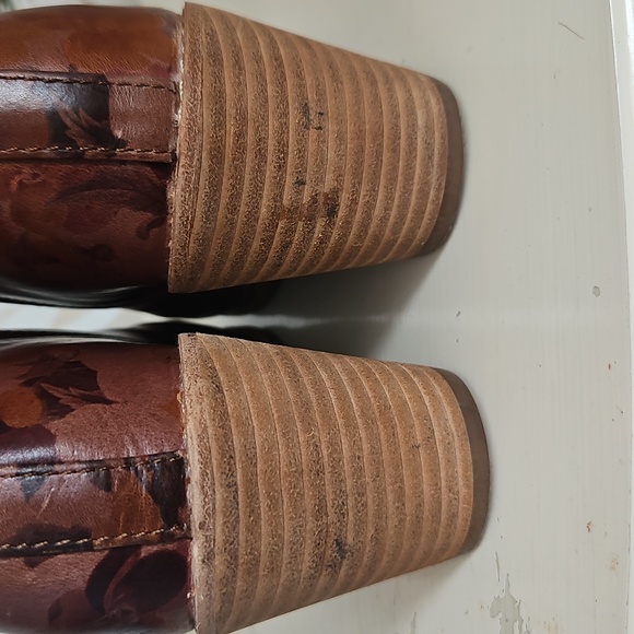 Sofft Sacora Italian Leather Floral Ankle Boots Booties, Sz 7, Boho, Festival - Picture 10 of 11